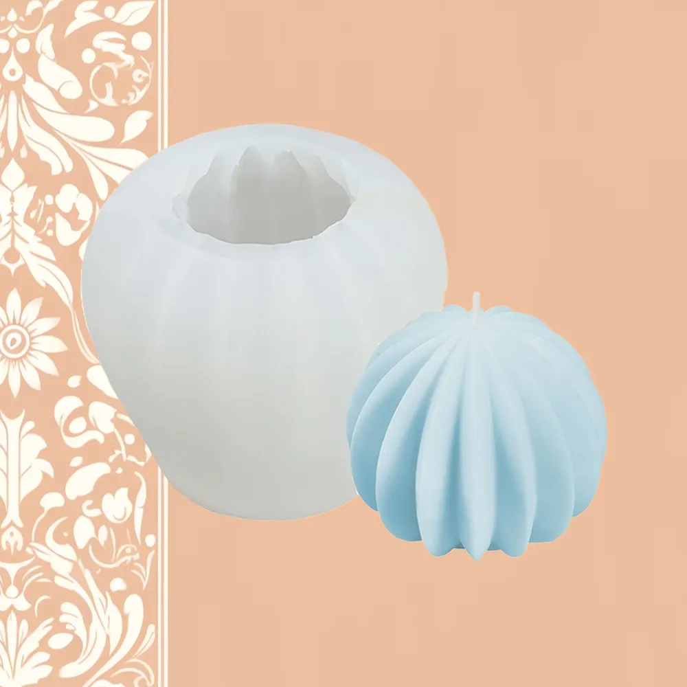 Grooved Ball Silicone Mold | The Candle Fragrance Co