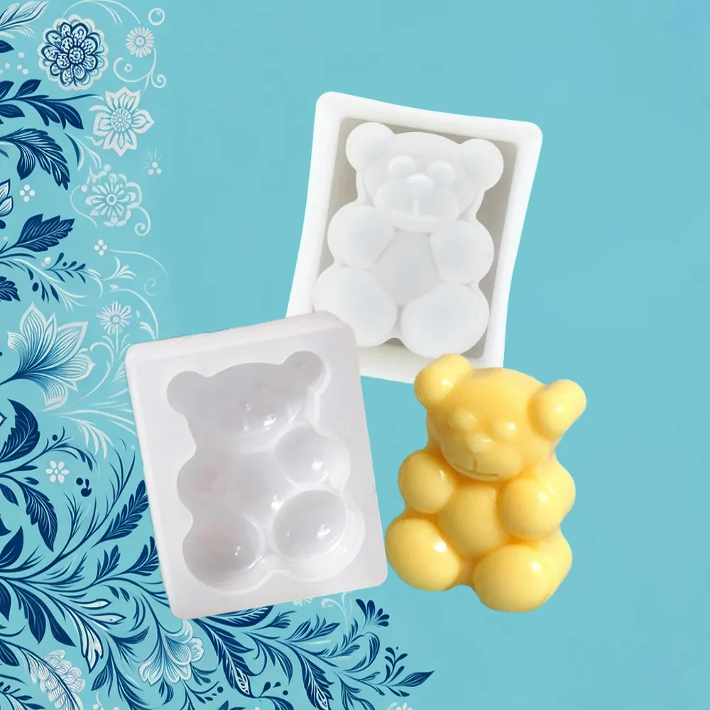 Mini Teddy Bear Silicone Mold | The Candle Fragrance Co