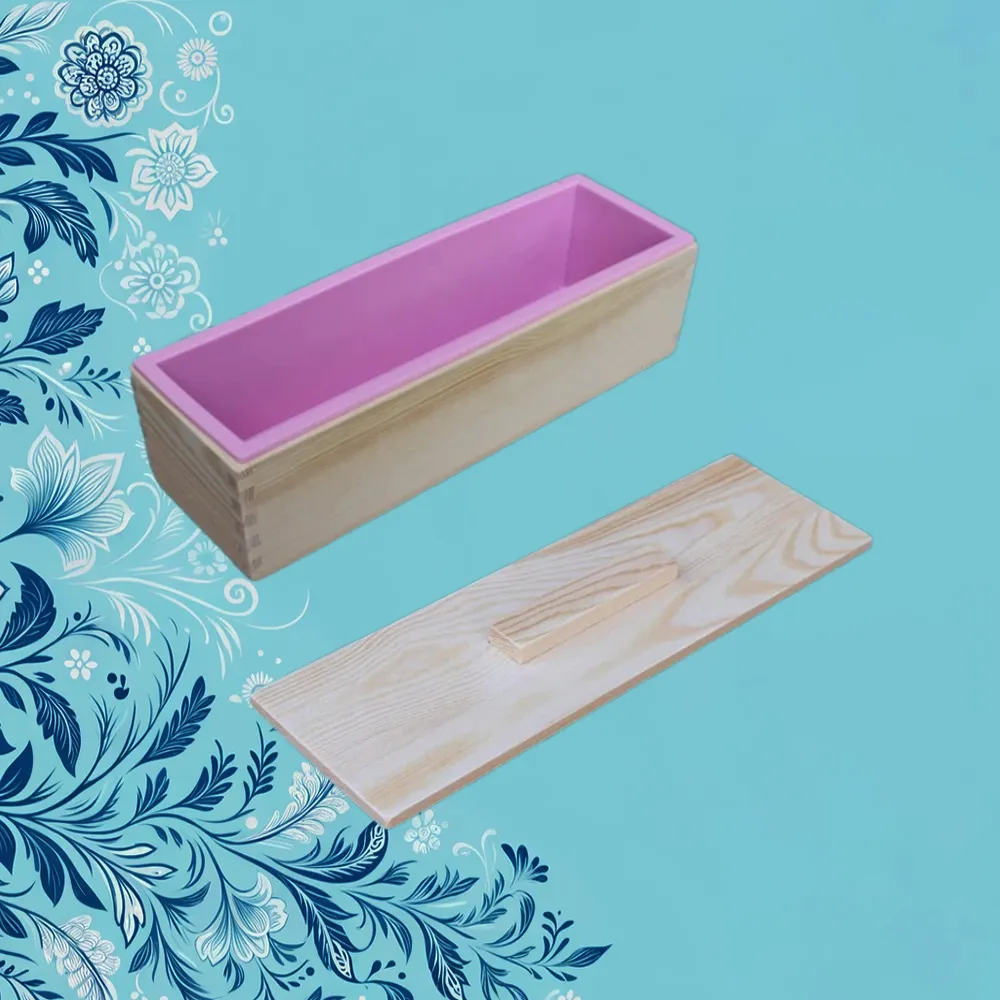 Silicone Soap Mold & wooden Box | The Candle Fragrance Co