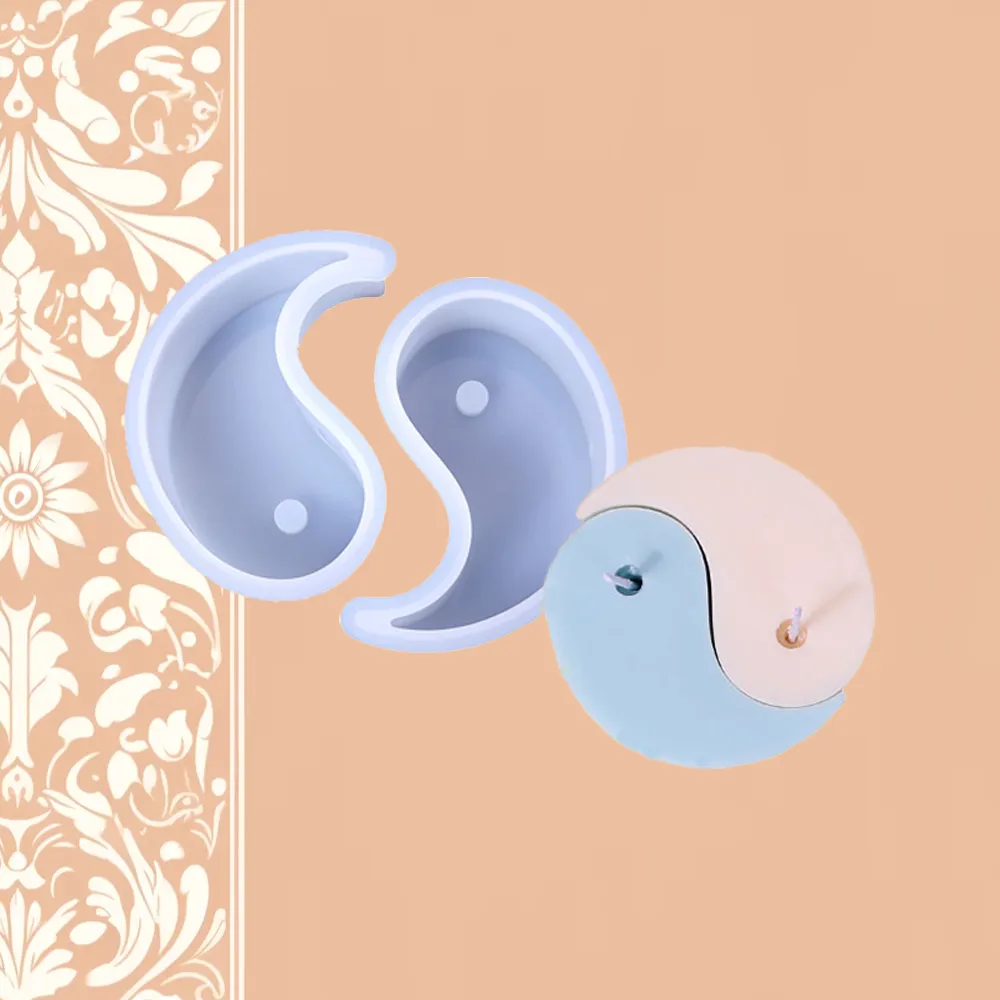 Yin-Yang Silicone Mold | The Candle Fragrance Co